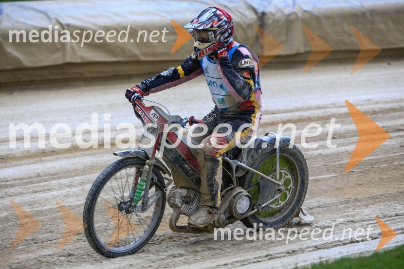  Denis Štojs, speedwayist (AMD Krško)Uvodna dirka mednarodnega prvenstva parov v speedwayu