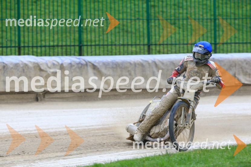  Michal Škurla, Speedwayist (AK Marketa Praha)Uvodna dirka mednarodnega prvenstva parov v speedwayu