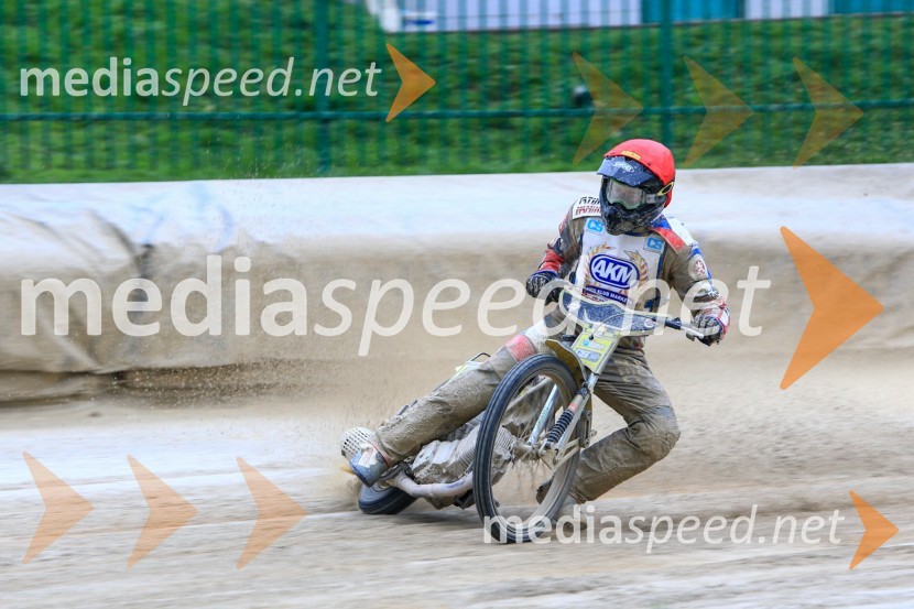  Michal Škurla, Speedwayist (AK Marketa Praha)Uvodna dirka mednarodnega prvenstva parov v speedwayu