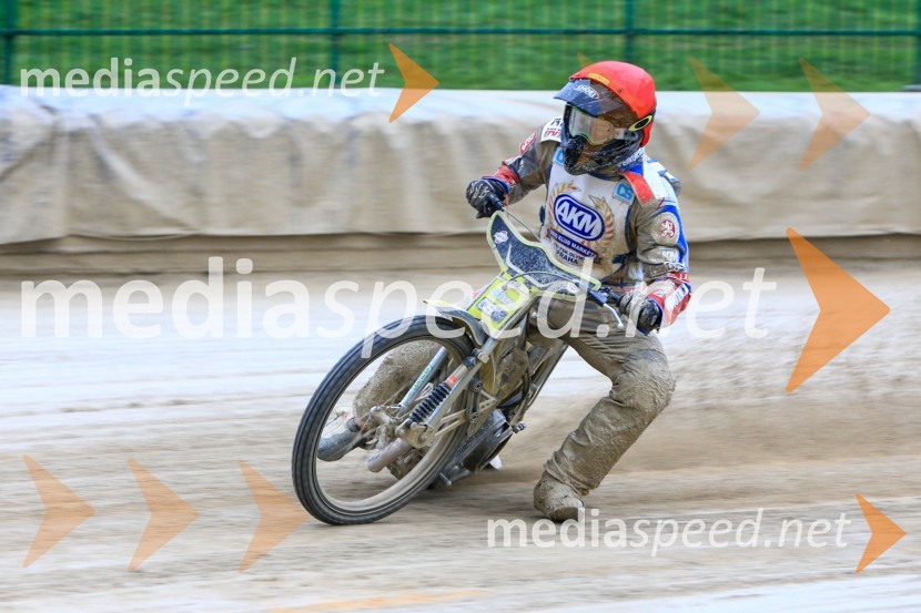  Michal Škurla, Speedwayist (AK Marketa Praha)Uvodna dirka mednarodnega prvenstva parov v speedwayu