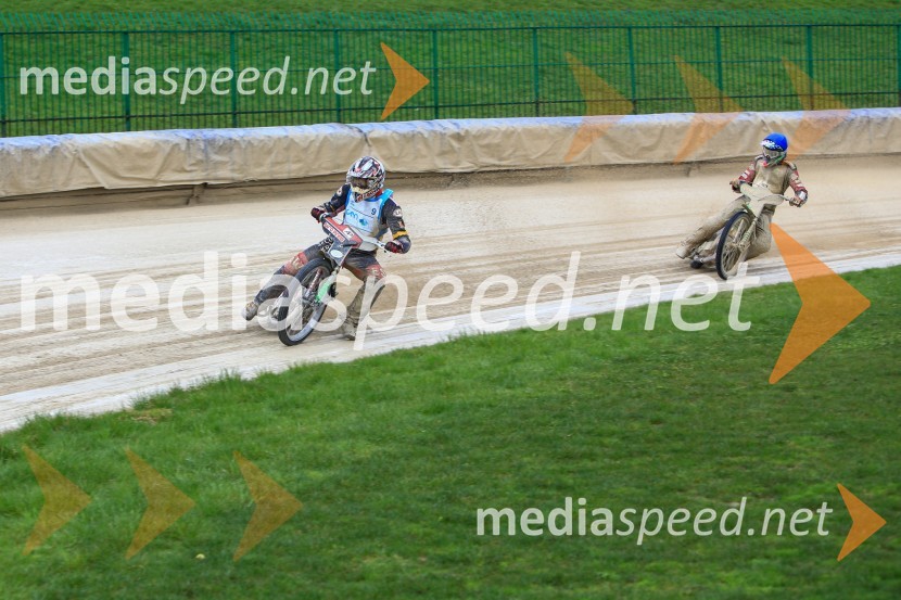  Denis Štojs, speedwayist (AMD Krško);  Nick Škorja, SpeedwayistUvodna dirka mednarodnega prvenstva parov v speedwayu