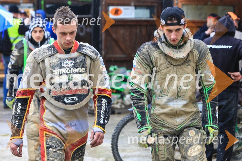  Aleksander Čonda, ST Lendava;  Žiga Kovačič, Speedwayist (ŠD ST Lendava)Uvodna dirka mednarodnega prvenstva parov v speedwayu