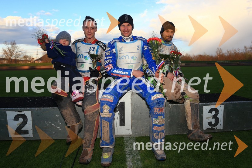  Nia Čonda;  Aleksander Čonda, ST Lendava;  Matej Žagar, speedwayist (Slovenija);  Hynek Stichauer, speedwayist (Češka)Žagar do prve letošnje zmage
