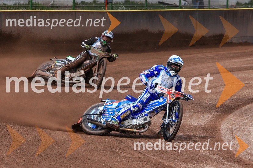  Jaka Kovačič, speedwayist, KST Brežice;  Matej Žagar, speedwayist (Slovenija)Žagar do prve letošnje zmage