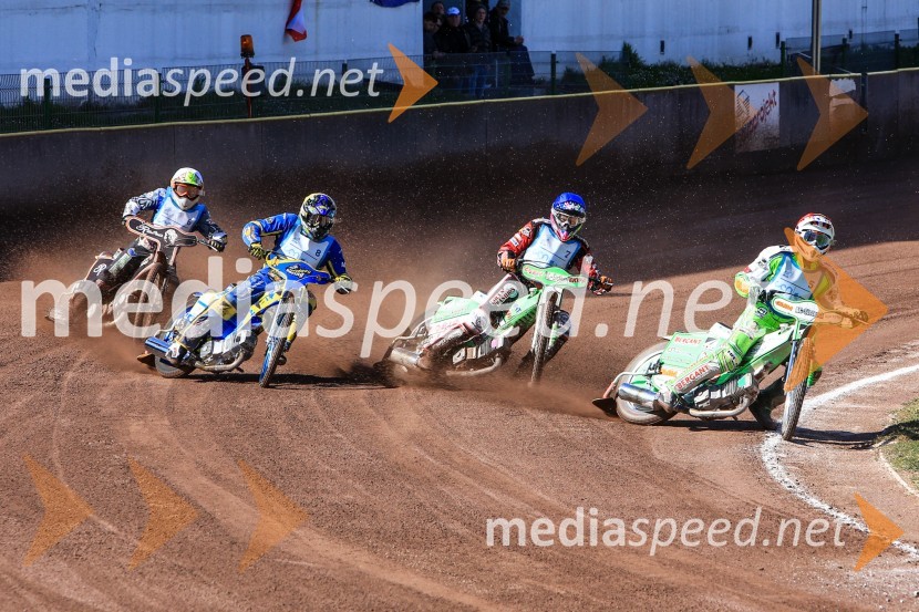  Dalibor Bot, speedwayist, ST Lendava;  Matic Voldrih, speedwayist (AMTK Ljubljana);  Nick Škorja, speedwayist, (AMTK Ljubljana);  Maks Gregorič, AMTK LjubljanaŽagar do prve letošnje zmage