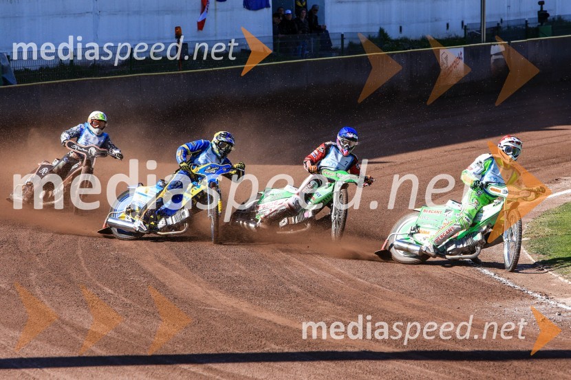  Dalibor Bot, speedwayist, ST Lendava;  Matic Voldrih, speedwayist (AMTK Ljubljana);  Nick Škorja, speedwayist, (AMTK Ljubljana);  Maks Gregorič, AMTK LjubljanaŽagar do prve letošnje zmage