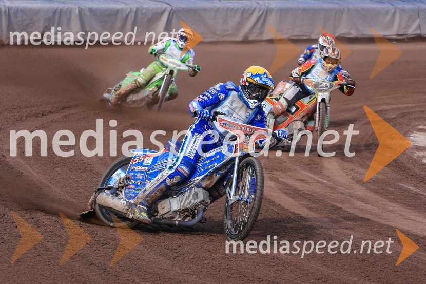  Maks Gregorič, AMTK Ljubljana;  Matej Žagar, speedwayist (Slovenija);  Denis Štojs, speedwayist (AMD Krško);  Patrik Buri, (Slovaška)Žagar do prve letošnje zmage