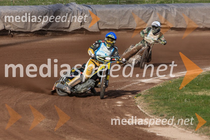  Paco Castagna, speedwayist (Italija);  Žiga Kovačič, speedwayistŽagar do prve letošnje zmage