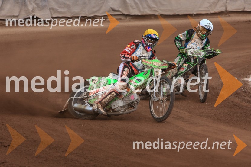  Nick Škorja, speedwayist, (AMTK Ljubljana);  Jaka Kovačič, speedwayist, KST BrežiceŽagar do prve letošnje zmage