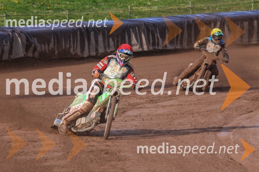  Nick Škorja, speedwayist, (AMTK Ljubljana);  Tomáš Suchánek, speedwayist (AMK ZP Pardubice)Žagar do prve letošnje zmage