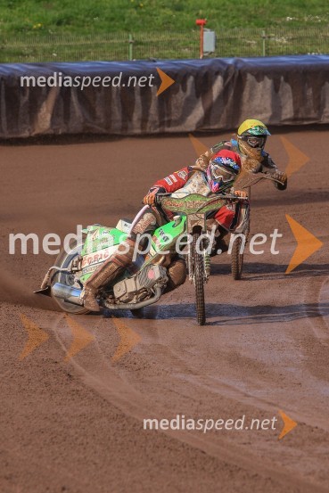  Nick Škorja, speedwayist, (AMTK Ljubljana);  Tomáš Suchánek, speedwayist (AMK ZP Pardubice)Žagar do prve letošnje zmage