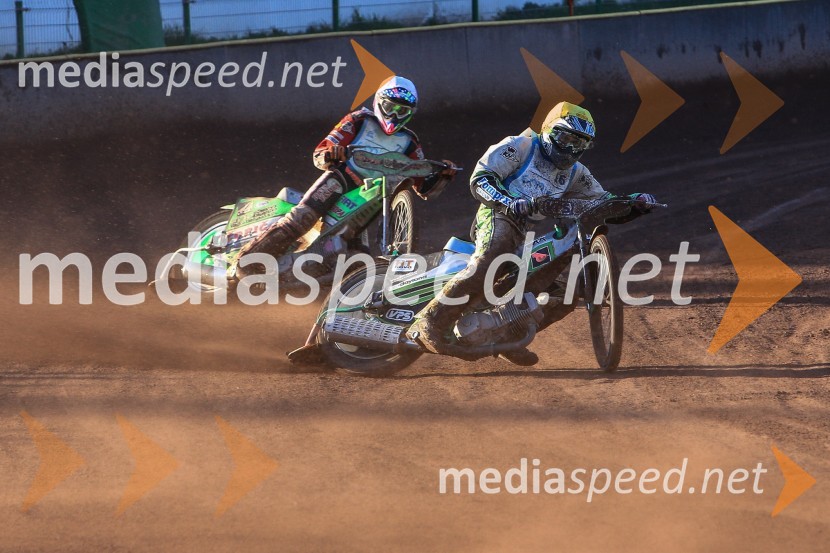  Nick Škorja, speedwayist, (AMTK Ljubljana);  Hynek Stichauer, speedwayist (Češka)Žagar do prve letošnje zmage
