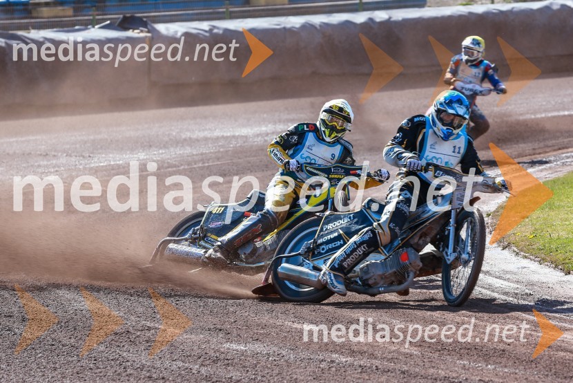  Paco Castagna, speedwayist (Italija);  Jurica Pavlic, speedwayist (SK Unia Donji Kraljevec);  Patrik Buri, (Slovaška)Žagar do prve letošnje zmage