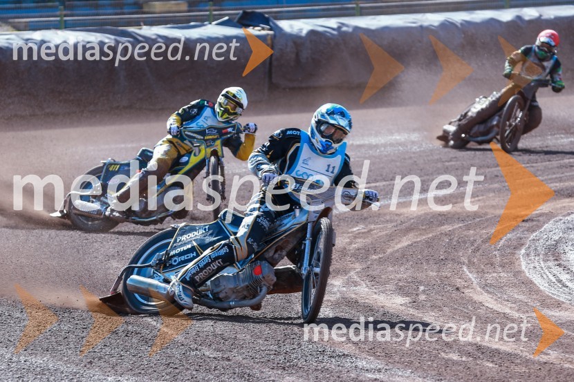 Paco Castagna, speedwayist (Italija);  Jurica Pavlic, speedwayist (SK Unia Donji Kraljevec)Žagar do prve letošnje zmage