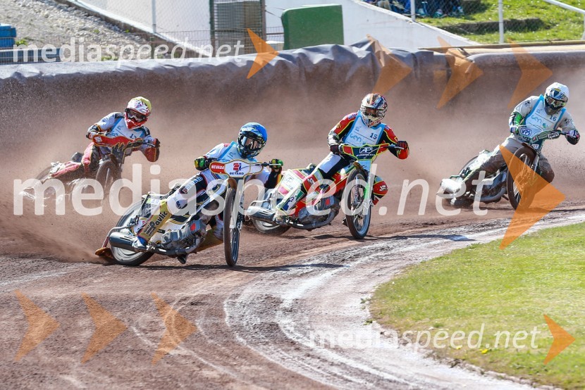 Aleksander Čonda, ST Lendava;  Jurica Pavlic, speedwayist (SK Unia Donji Kraljevec);  Denis Štojs, speedwayist (AMD Krško);  Hynek Stichauer, speedwayist (Češka)Žagar do prve letošnje zmage