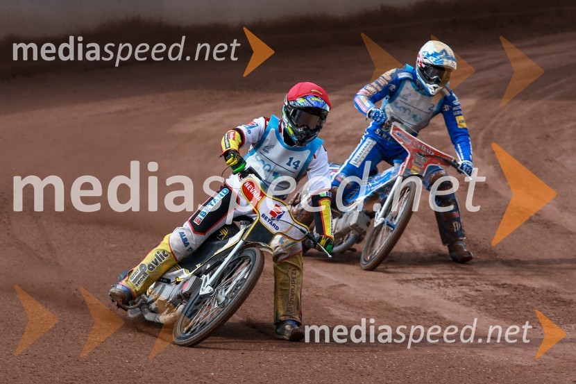  Jurica Pavlic, speedwayist (SK Unia Donji Kraljevec);  Matej Žagar, speedwayist (Slovenija)Žagar do prve letošnje zmage