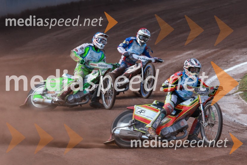  Maks Gregorič, AMTK Ljubljana;  Patrik Buri, (Slovaška);  Denis Štojs, speedwayist (AMD Krško)Žagar do prve letošnje zmage