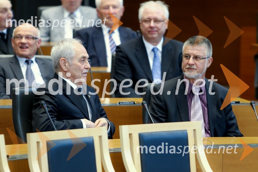 Rudolf Moge, nekdanji poslanec Državnega zbora;  ... Državna proslava in slavnostna seja ob 25. obletnici prvih svobodnih večstrankarskih volitev