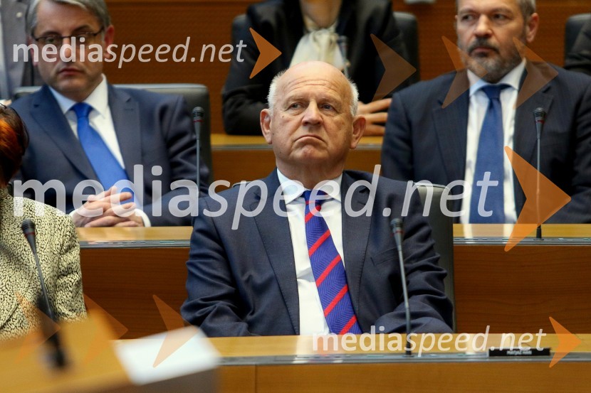  Matjaž Han, vodja poslanske skupine SD;  Janez 	 Kocijančič, nekdanji poslanec Državnega zbora;  Franc Križanič, poslanec SDDržavna proslava in slavnostna seja ob 25. obletnici prvih svobodnih večstrankarskih volitev