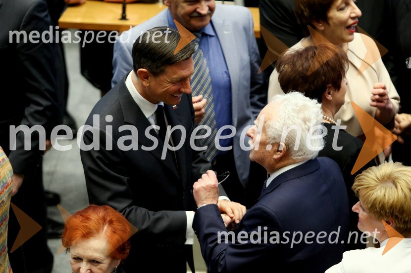  Borut Pahor, predsednik Republike Slovenije;  ... Državna proslava in slavnostna seja ob 25. obletnici prvih svobodnih večstrankarskih volitev