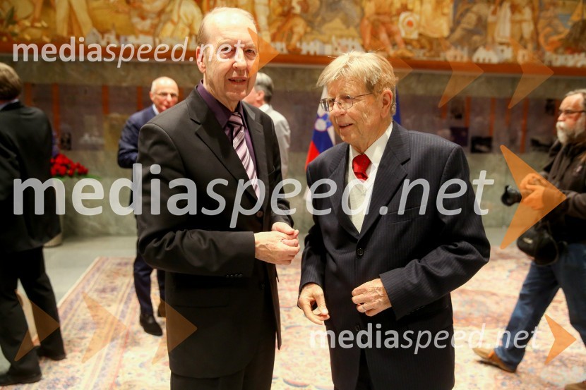  Jože Zupančič;  Peter Bekeš, diplomatDržavna proslava in slavnostna seja ob 25. obletnici prvih svobodnih večstrankarskih volitev