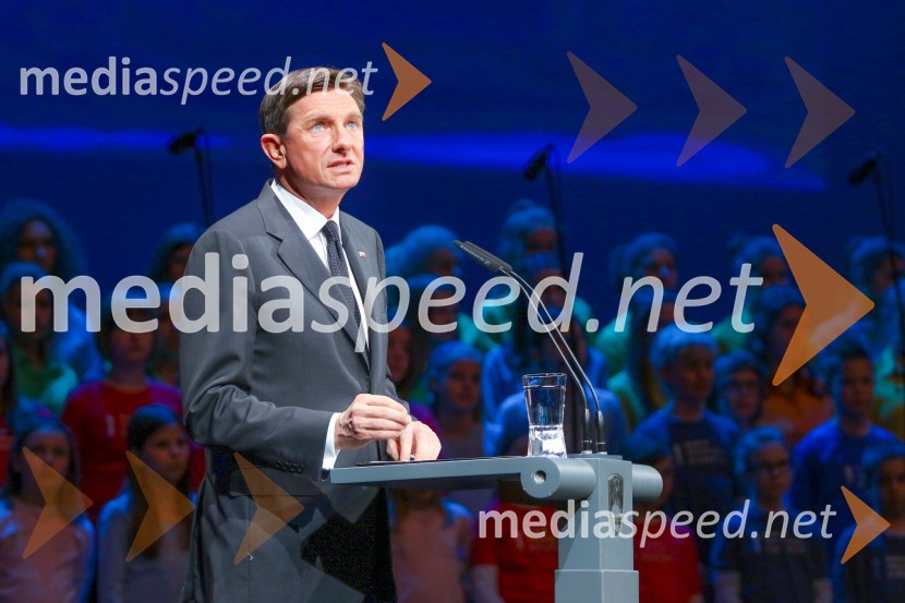  Borut Pahor, predsednik Republike SlovenijeDržavna proslava in slavnostna seja ob 25. obletnici prvih svobodnih večstrankarskih volitev