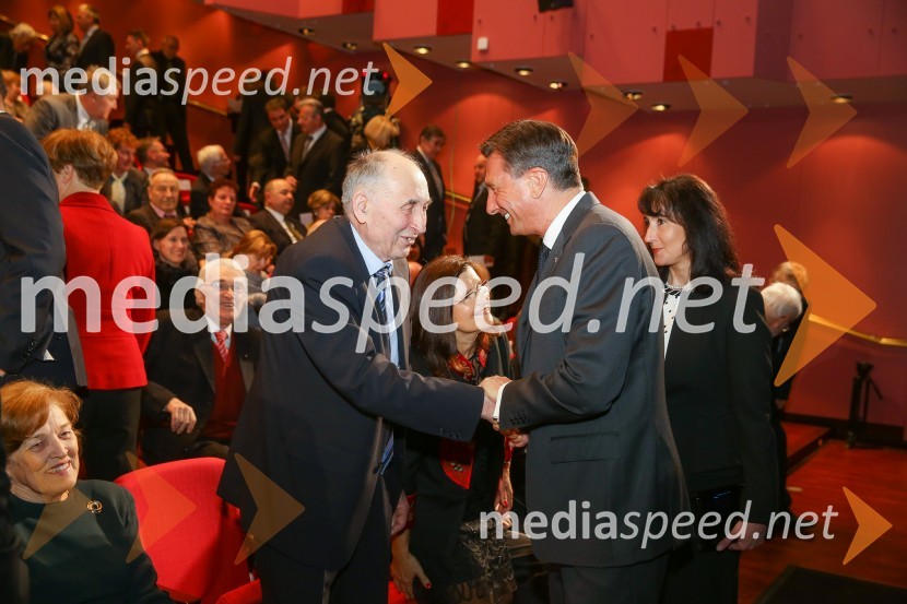  Štefka Kučan;  Ivan Oman, slovenski politik, poslanec in kmet;  Borut Pahor, predsednik Republike Slovenije;  Tanja Pečar, odvetnicaDržavna proslava in slavnostna seja ob 25. obletnici prvih svobodnih večstrankarskih volitev