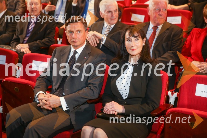 Borut Pahor, predsednik Republike Slovenije; prof. dr. Ludvik Toplak,  predsednik Alma Mater Europaea, nekdanji rektor UM;  Tanja Pečar, odvetnica;  Ivan BizjakDržavna proslava in slavnostna seja ob 25. obletnici prvih svobodnih večstrankarskih volitev