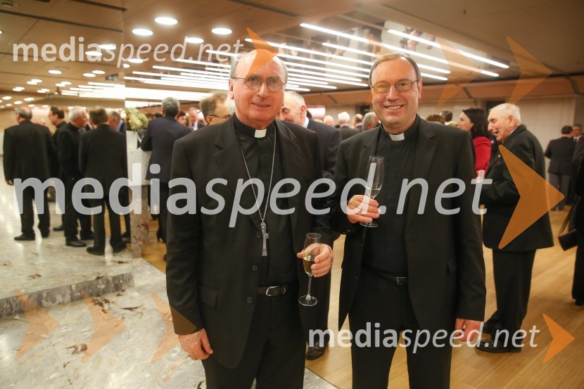 dr. Juliusz Janusz, apostolski nuncij;  ... Državna proslava in slavnostna seja ob 25. obletnici prvih svobodnih večstrankarskih volitev