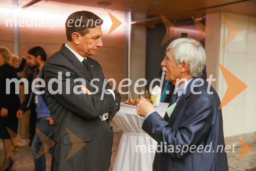  Borut Pahor, predsednik Republike Slovenije; dr. Ciril Ribičič, pravnikDržavna proslava in slavnostna seja ob 25. obletnici prvih svobodnih večstrankarskih volitev