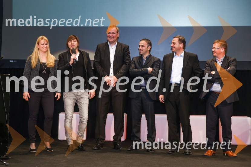  Petra  Tašker Žumer, odnosi z javnostmi Avto Triglav;  Lado Bizovičar, igralec;  Aleš Zafošnik;  Iztok Galina;  Božidar Zupan, direktor trženja, Avto Triglav;  Damijan Vuk, direktor Avto Triglav d.o.o.Fiat 500x, slovenska predstavitev