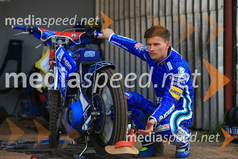  Matej Žagar, speedwayist (Slovenija)Speedway, druga dirka DP Slovenije in Hrvaške