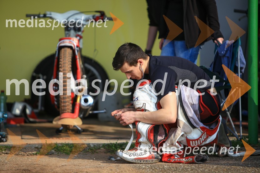  Jannik Klein, speedwayistSpeedway, druga dirka DP Slovenije in Hrvaške