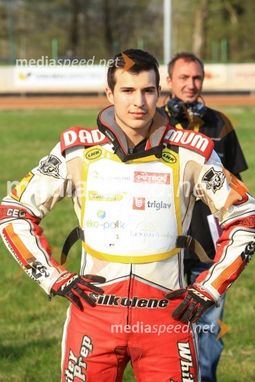  Jannik Klein, speedwayistSpeedway, druga dirka DP Slovenije in Hrvaške