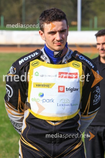  Jernej Pečnik, AMTK LjubljanaSpeedway, druga dirka DP Slovenije in Hrvaške