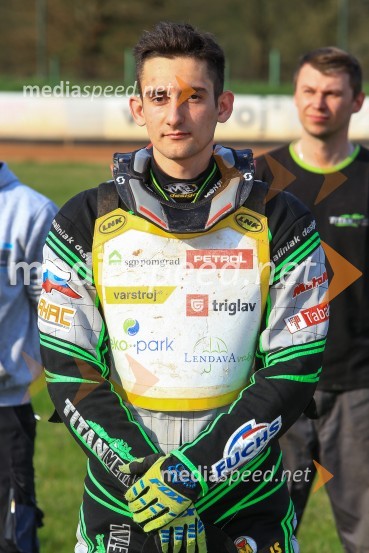  Žiga Kovačič, speedwayistSpeedway, druga dirka DP Slovenije in Hrvaške