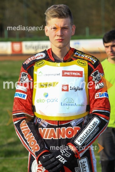  Nick Škorja, speedwayist, (AMTK Ljubljana)Speedway, druga dirka DP Slovenije in Hrvaške