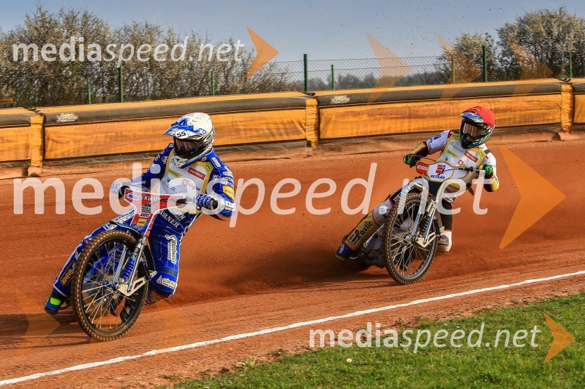  Matej Žagar, speedwayist (Slovenija);  Jurica Pavlic, speedwayist (SK Unia Donji Kraljevec)Speedway, druga dirka DP Slovenije in Hrvaške
