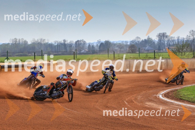  Luka Omerzel, speedwayist;  Aleksander Čonda, ST Lendava;  Josef Novak, speedwayist;  Robert Tabaka, speedwayistSpeedway, druga dirka DP Slovenije in Hrvaške