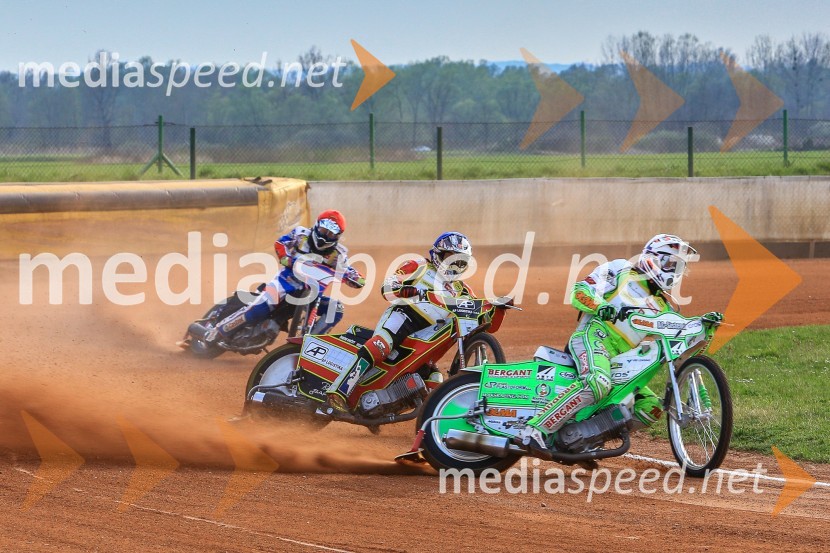  Patrik Mikel, speedwayist;  Denis Štojs, speedwayist (AMD Krško);  Maks Gregorič, AMTK LjubljanaSpeedway, druga dirka DP Slovenije in Hrvaške
