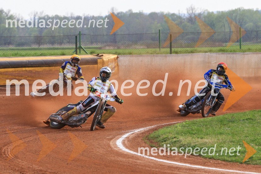  Josef Novak, speedwayist;  Jurica Pavlic, speedwayist (SK Unia Donji Kraljevec);  Jozef Tabaka, speedwayistSpeedway, druga dirka DP Slovenije in Hrvaške