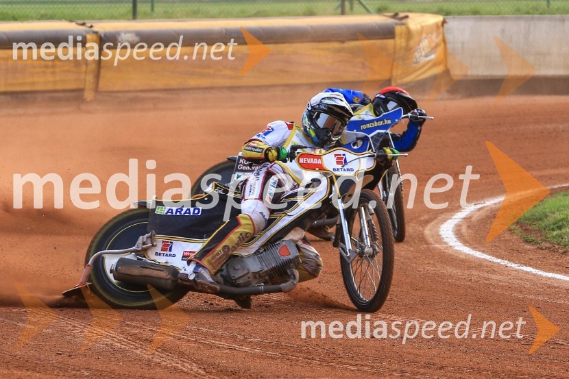  Jurica Pavlic, speedwayist (SK Unia Donji Kraljevec);  Jozef Tabaka, speedwayistSpeedway, druga dirka DP Slovenije in Hrvaške