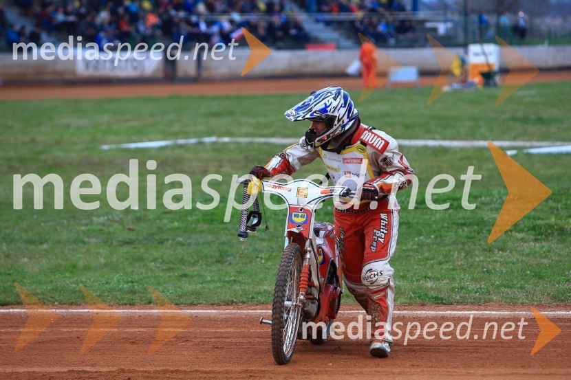  Jannik Klein, speedwayistSpeedway, druga dirka DP Slovenije in Hrvaške