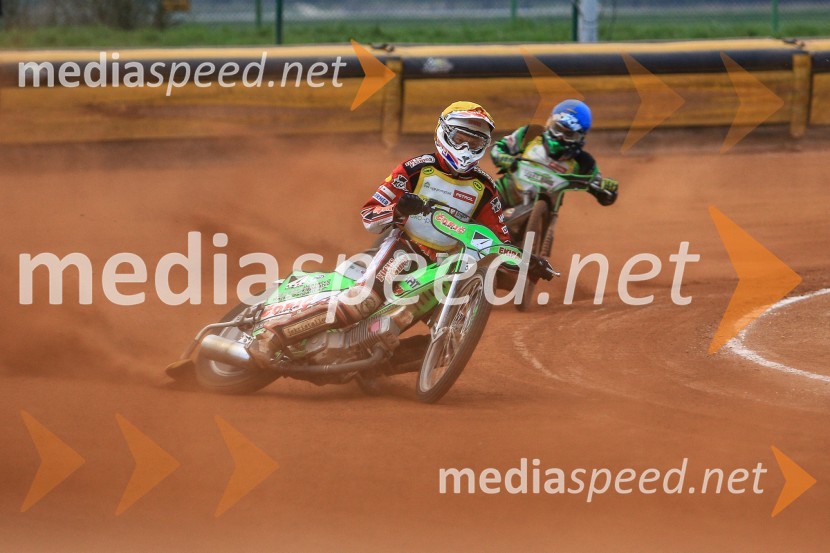  Nick Škorja, speedwayist, (AMTK Ljubljana);  Žiga Kovačič, speedwayistSpeedway, druga dirka DP Slovenije in Hrvaške