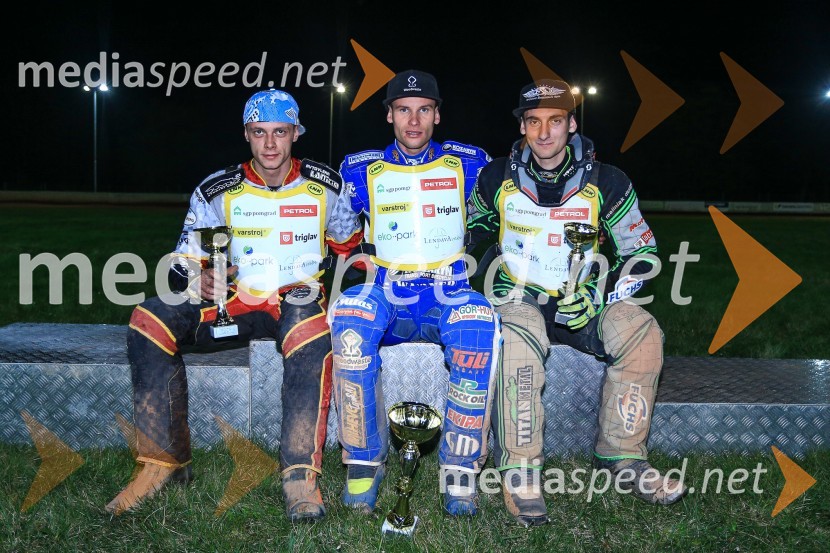  Aleksander Čonda, ST Lendava;  Matej Žagar, speedwayist (Slovenija);  Žiga Kovačič, speedwayistSpeedway, druga dirka DP Slovenije in Hrvaške