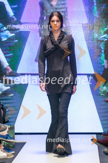 Maja Štamol (Maja Štamol Droljc); ime kolekcije: AW 2015/2016 – MOLECULALjubljana Fashion Week 2015, 3. dan