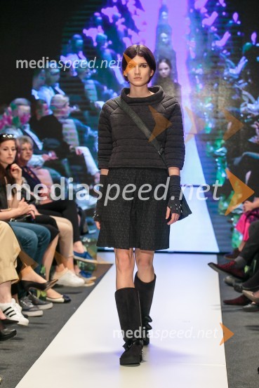 Maja Štamol (Maja Štamol Droljc); ime kolekcije: AW 2015/2016 – MOLECULALjubljana Fashion Week 2015, 3. dan