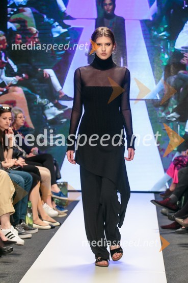 Maja Štamol (Maja Štamol Droljc); ime kolekcije: AW 2015/2016 – MOLECULALjubljana Fashion Week 2015, 3. dan