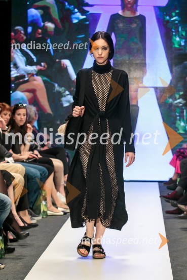 Maja Štamol (Maja Štamol Droljc); ime kolekcije: AW 2015/2016 – MOLECULALjubljana Fashion Week 2015, 3. dan