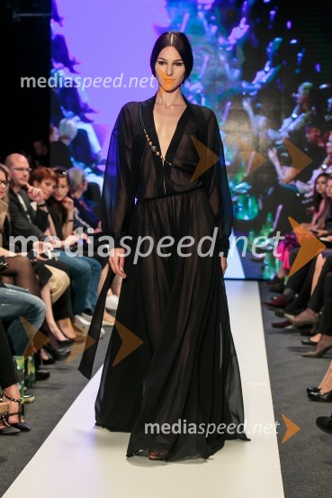 Maja Štamol (Maja Štamol Droljc); ime kolekcije: AW 2015/2016 – MOLECULALjubljana Fashion Week 2015, 3. dan